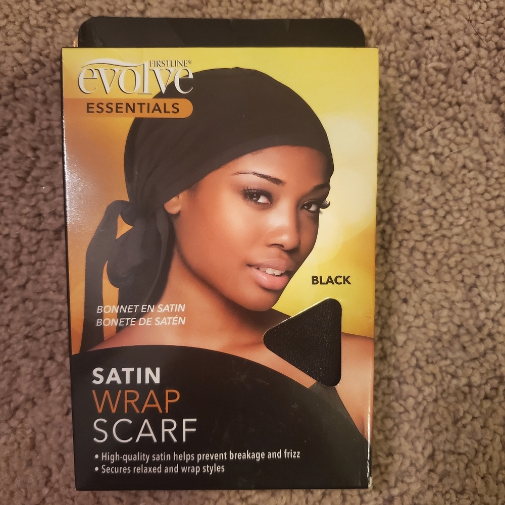 Evolve satin hair wrap scarf